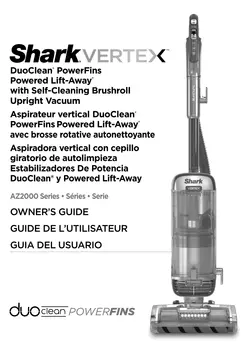 3 Aspirateur vertical Shark Vertex AZ2002 DuoClean PowerFins