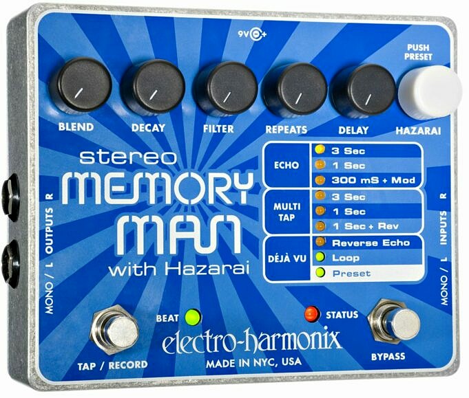 guitarfella Electro Harmonix Memory Man Avec Hazarai Review